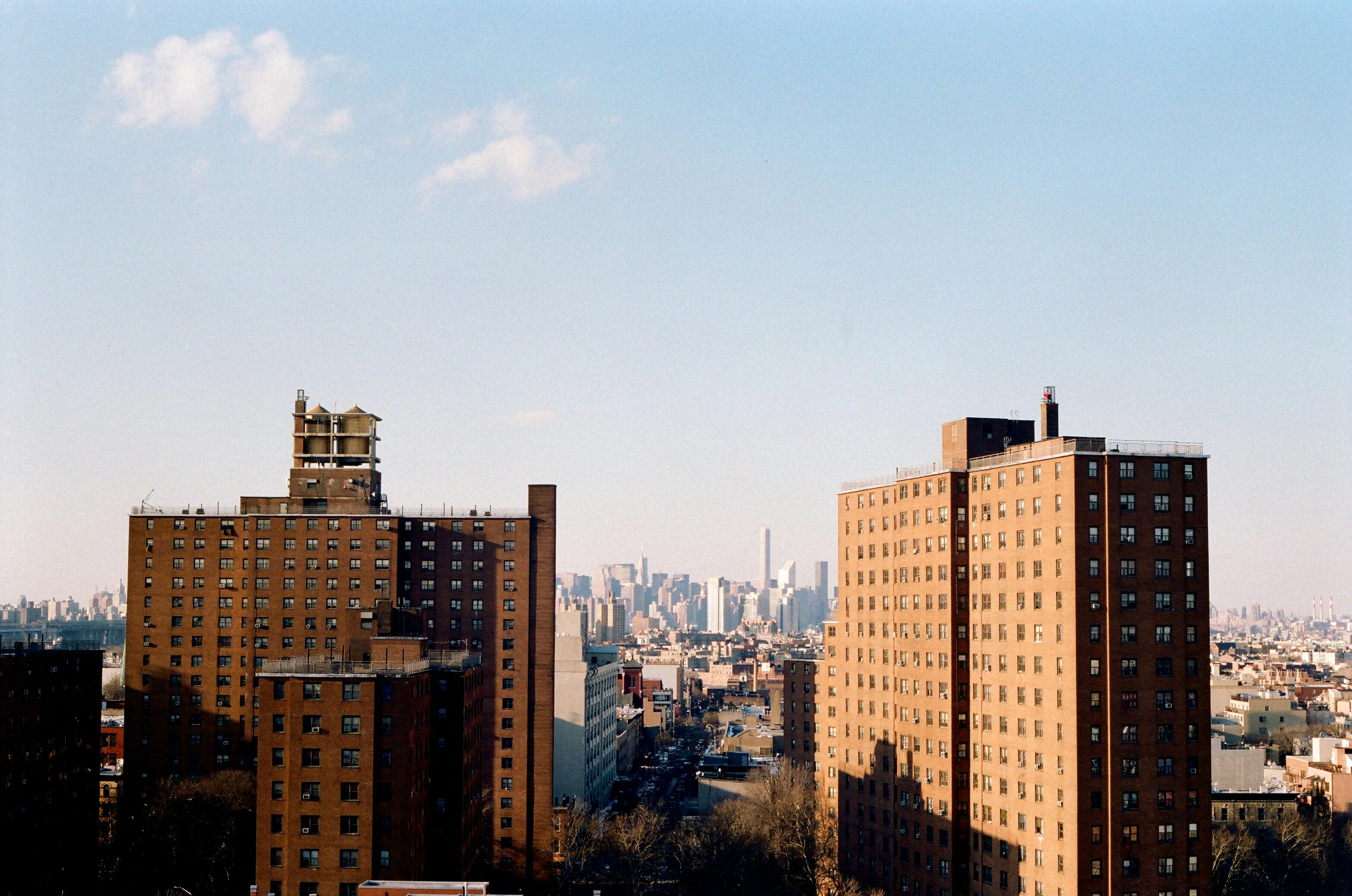 Urban housing buildings